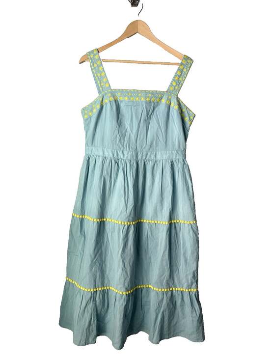 Boden Dresses & Skirts - Boden Heron Estella Embroidered Tiered Sleeveless Midi Dress Top Womens 10R NWT